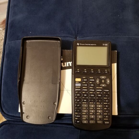 Texas Instruments TI 86 Black Graphing Calculator - Picture 2 of 8